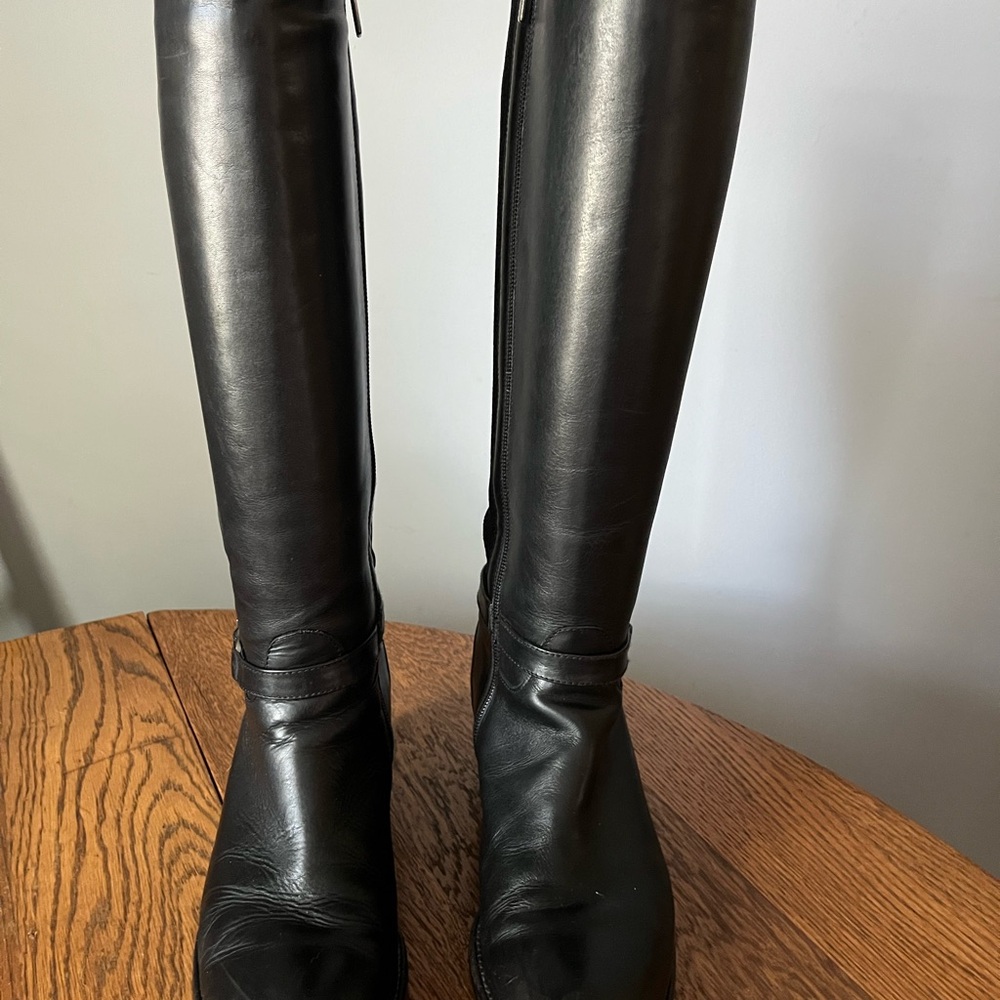 Aquatalia Black Over the Knee Boots